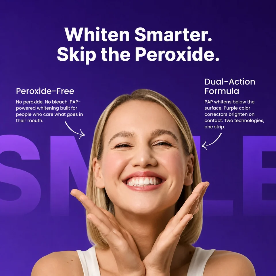Peroxide free and PAP powered, explained